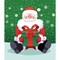 Celebrations Garage Celebrations Santa 7 ft. x 8 ft. Garage Door Cover RE1-07-08-005 - alternate 1